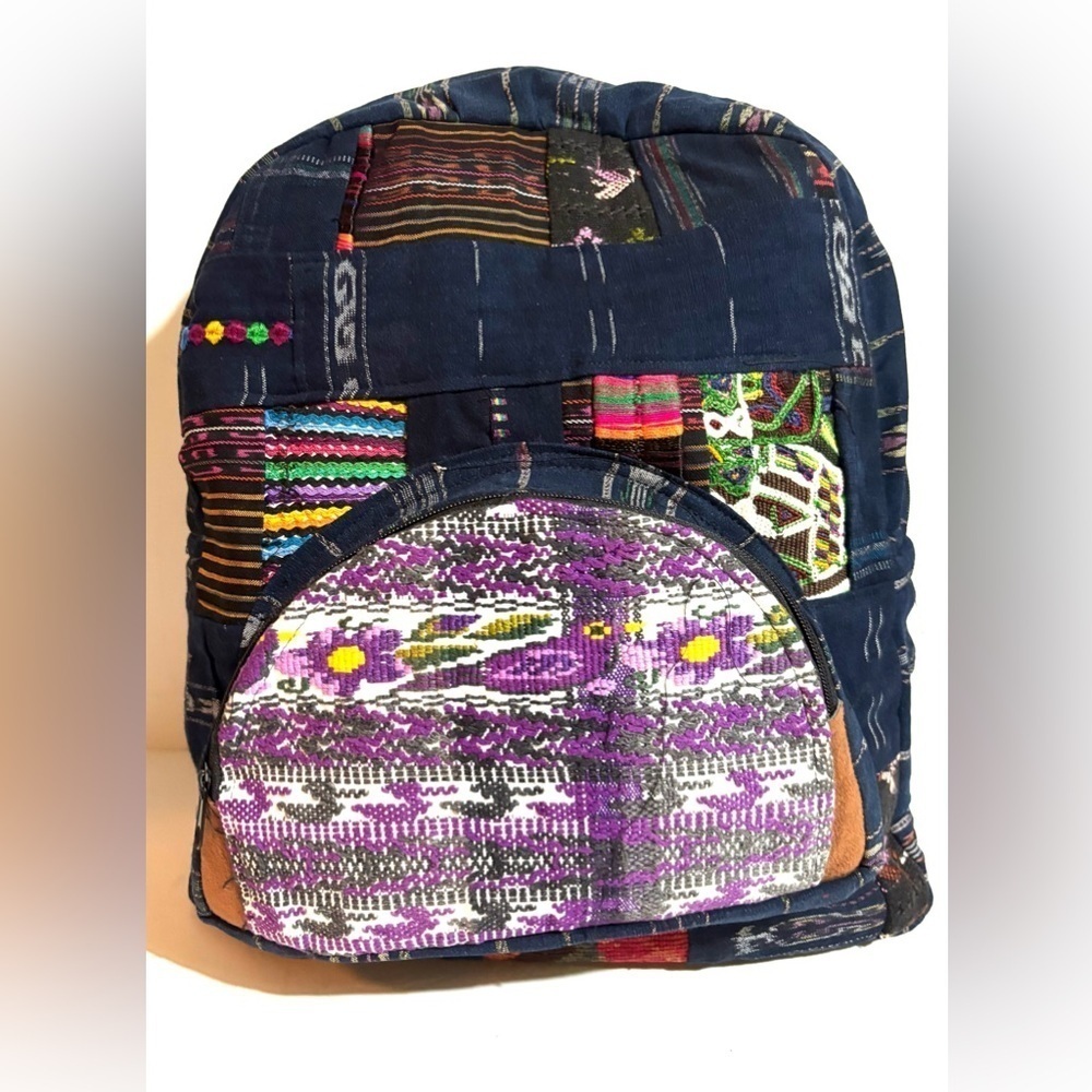 Colorful Patchwork Backpack